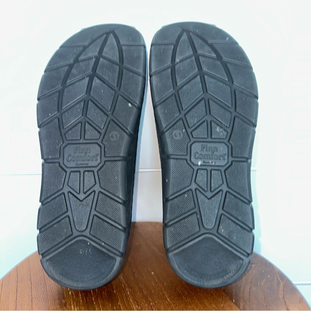 Finn Comfort Black Women's Barbados Sandals Size 41 - Picture 7 of 10